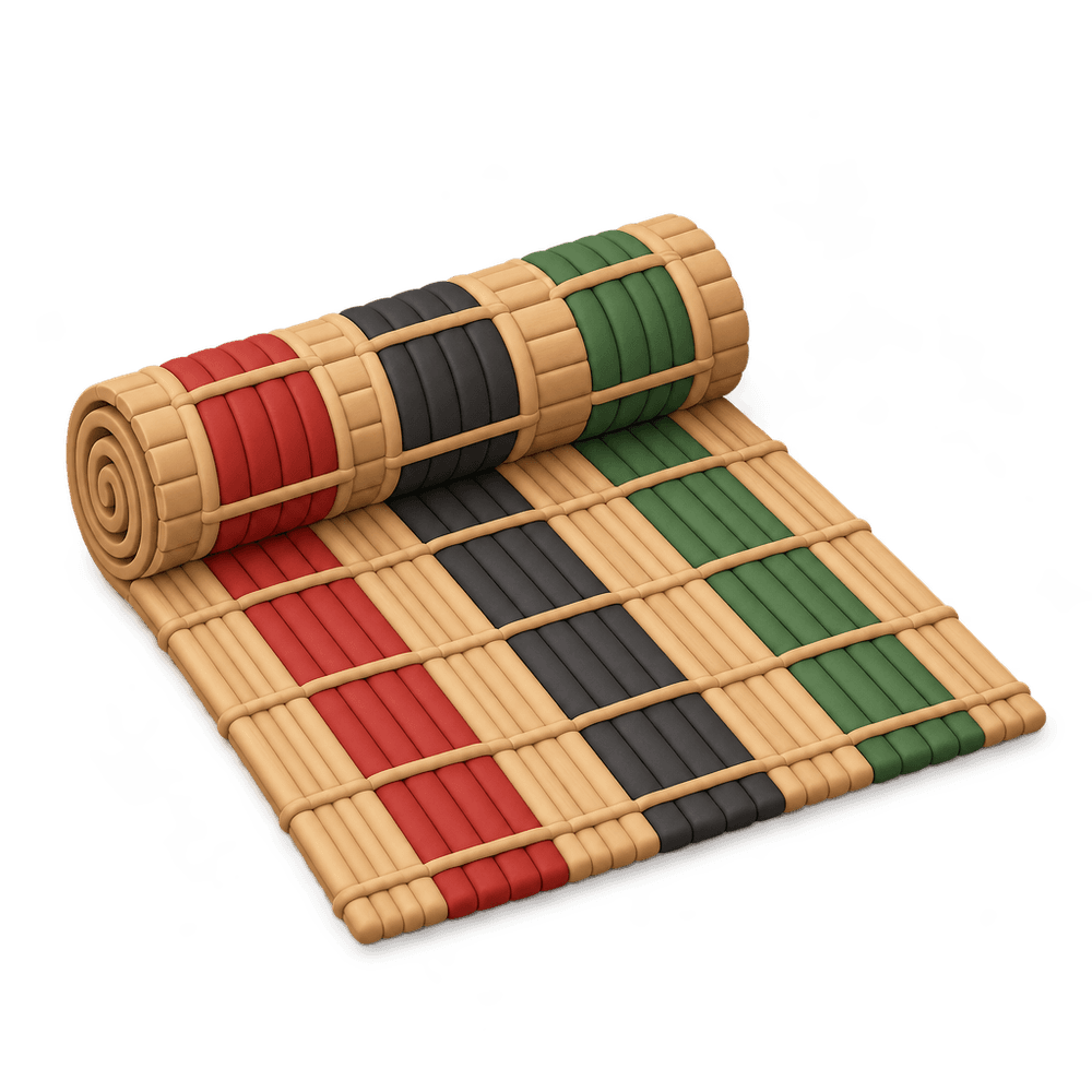 Kwanzaa Mkeka Mat 3D icon