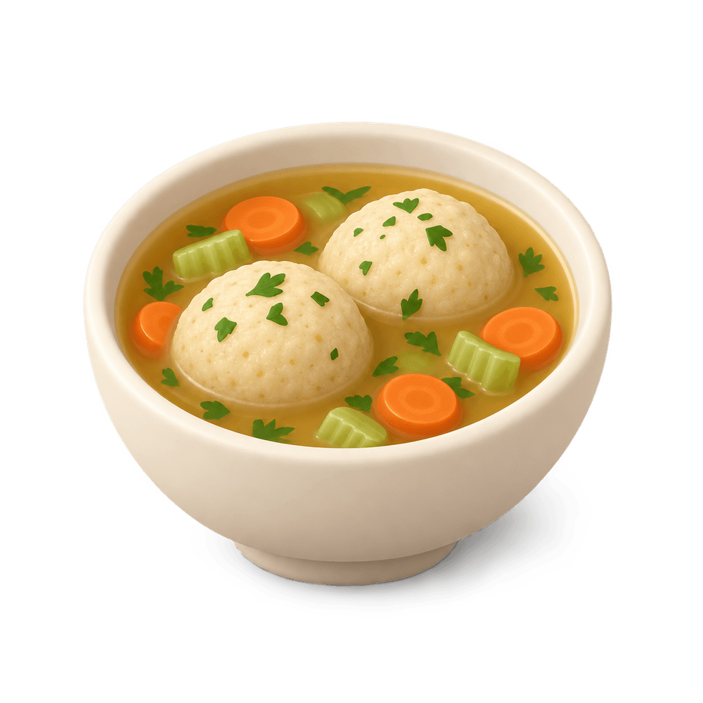 Matzo Ball Soup 3D icon