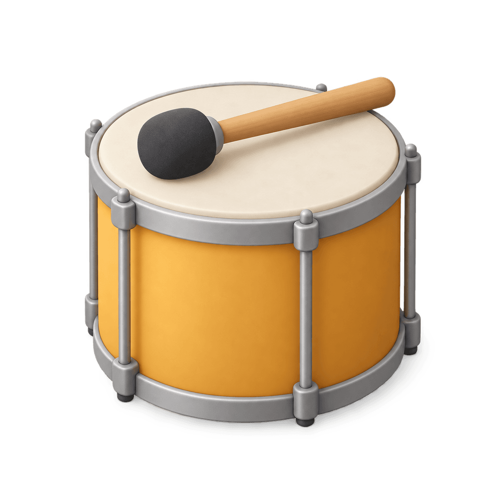 Surdo Drum 3D icon