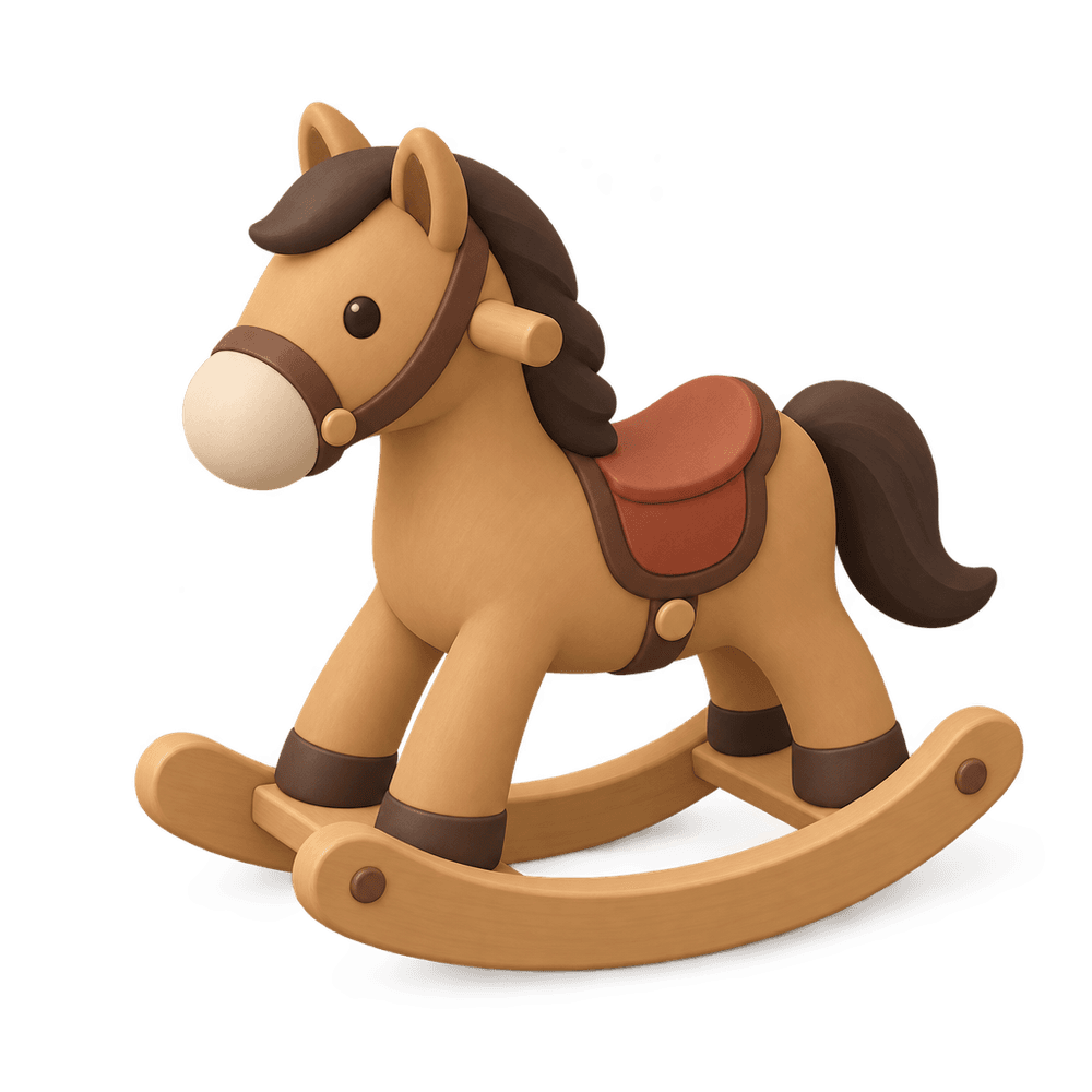 Rocking Horse 3D icon