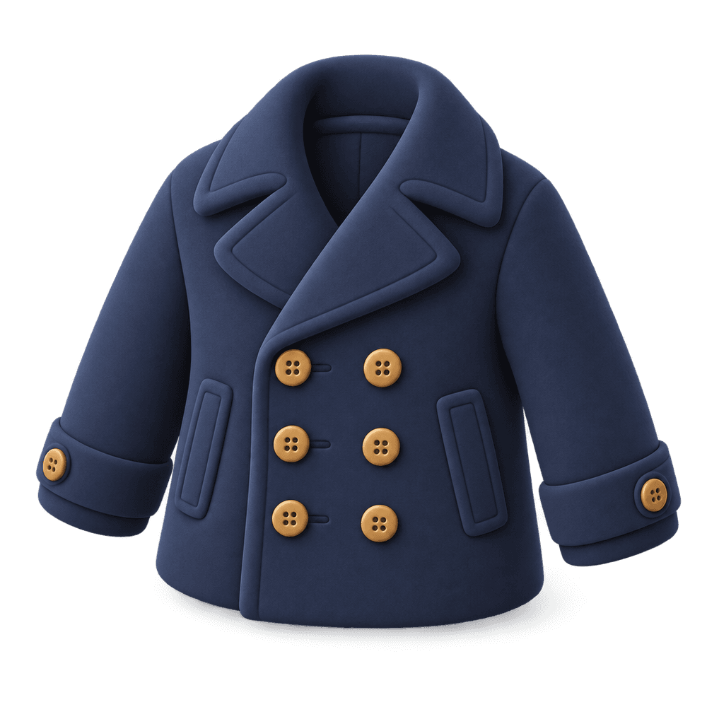 Peacoat 3D icon