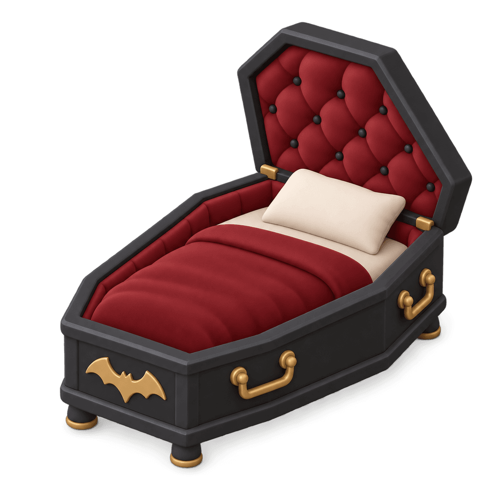 Vampire Coffin Bed 3D icon