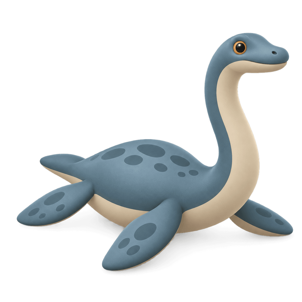 Plesiosaur 3D icon