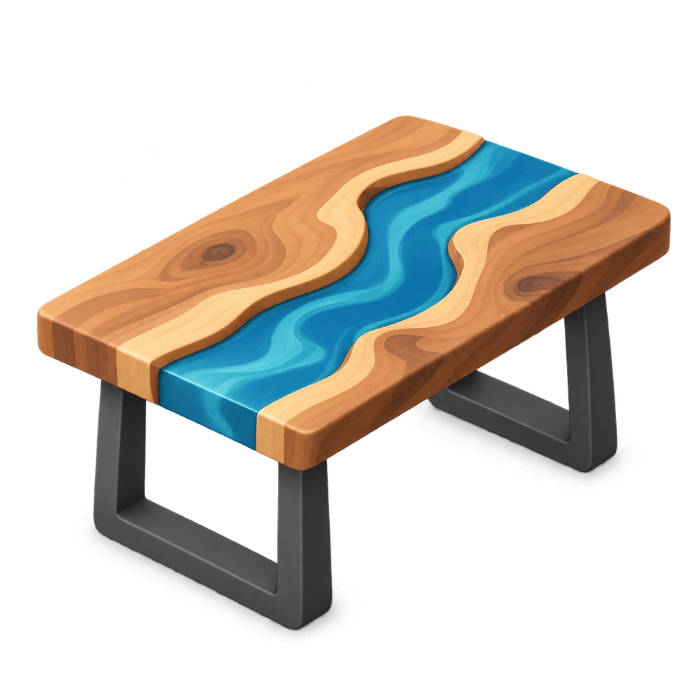 Resin River Table 3D icon