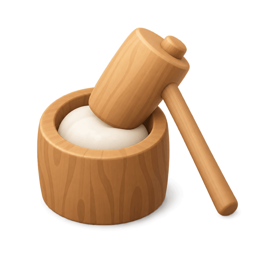 Mochi Pounding Mallet 3D icon