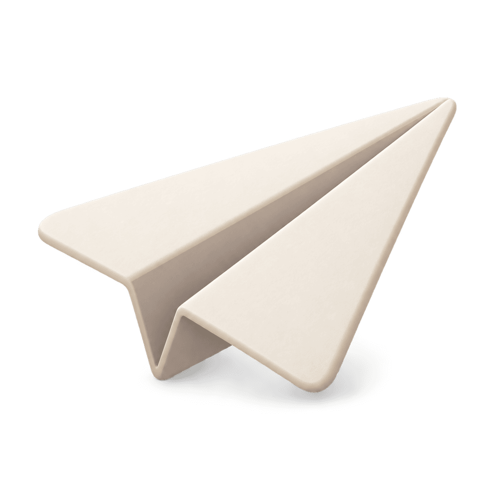 Paper Airplane 3D icon
