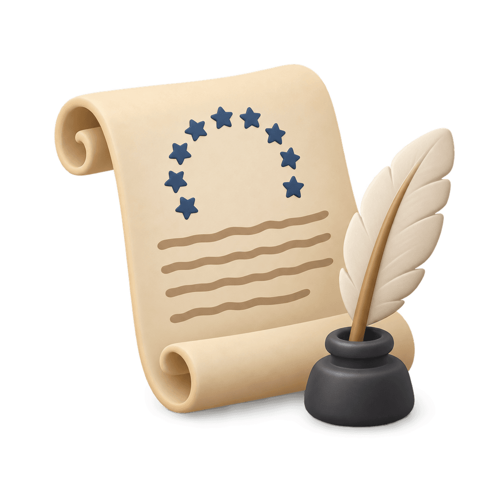 Declaration of Independence 3D icon