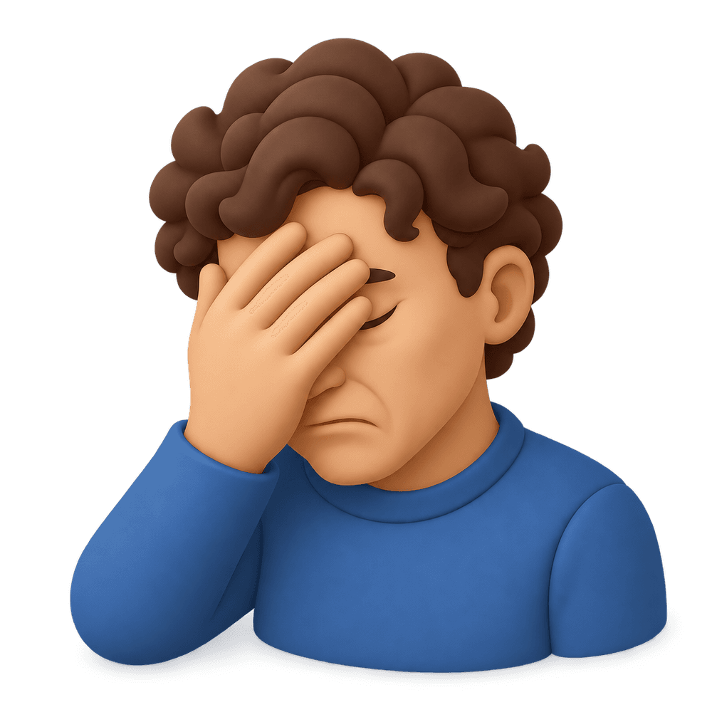 Face Palm 3D icon