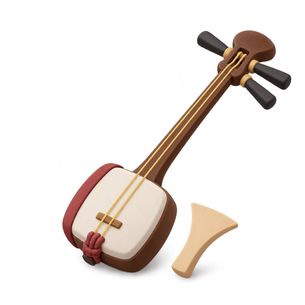 Shamisen 3D icon