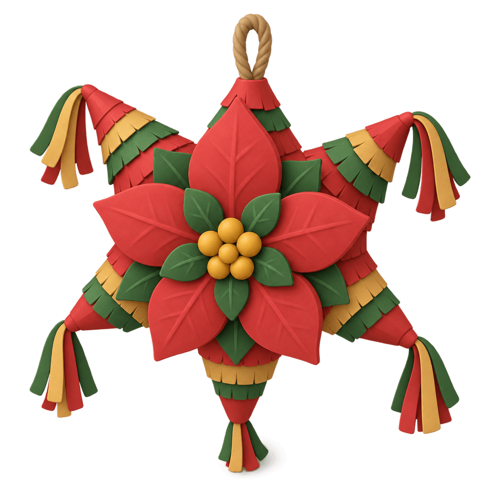 Poinsettia Piñata 3D icon