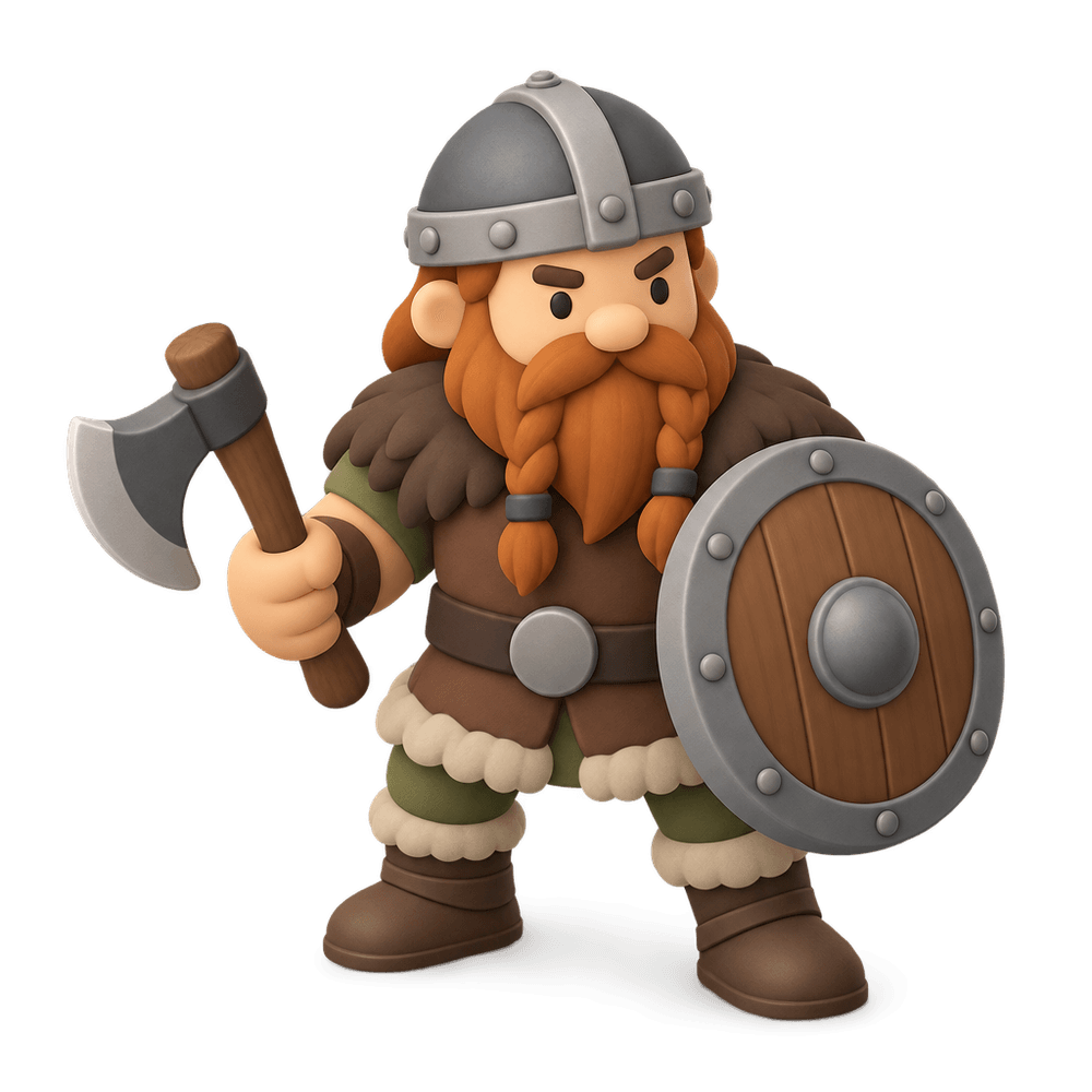 Viking 3D icon