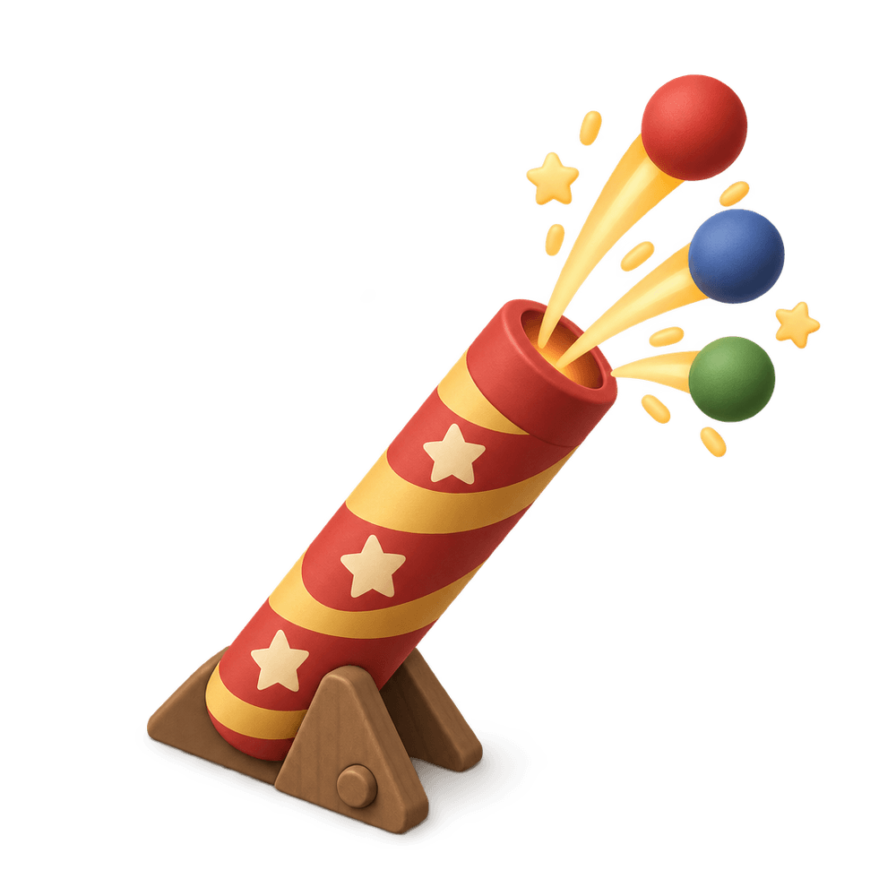 Roman Candle 3D icon