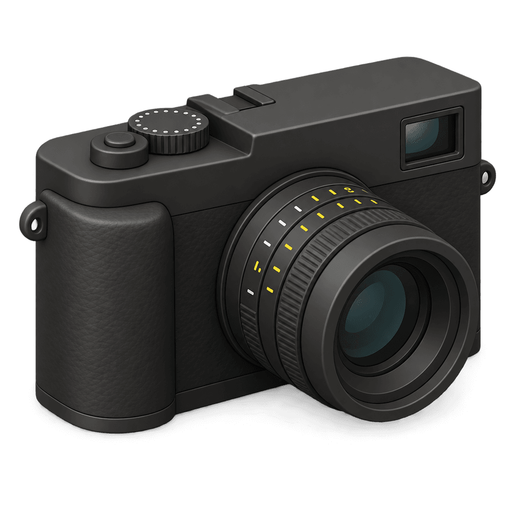 Digital Rangefinder Camera 3D icon