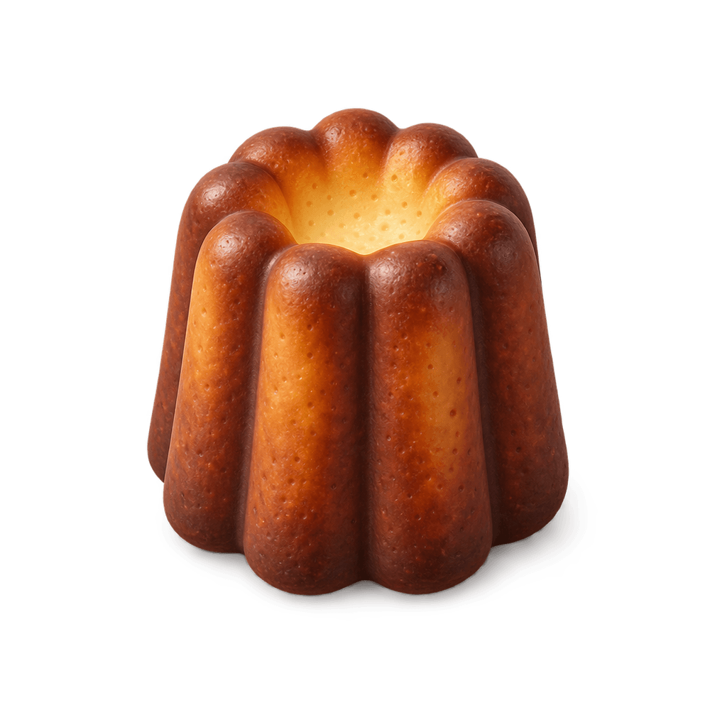 Canelé 3D icon