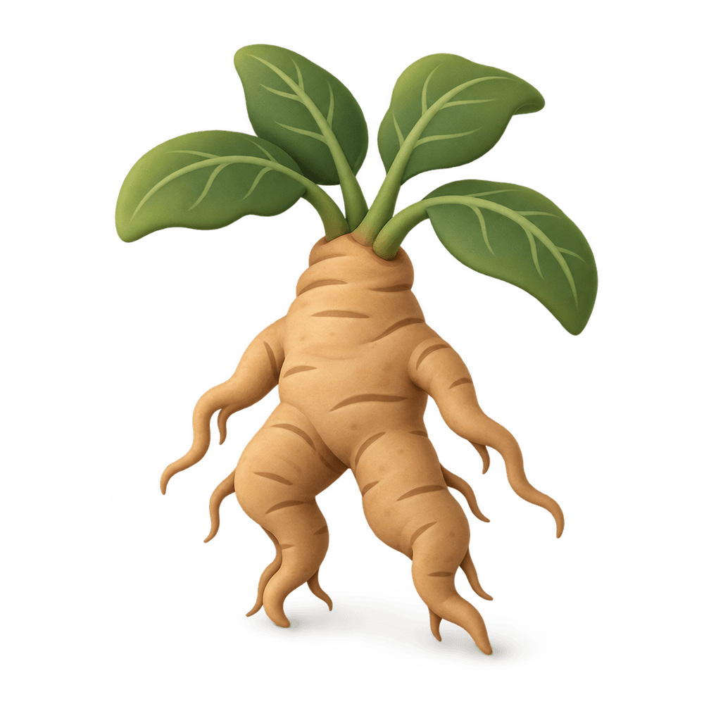 Mandrake Root 3D icon