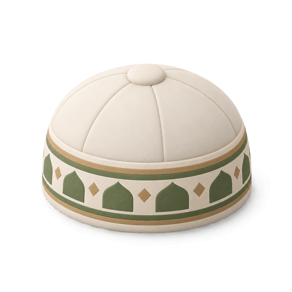 Taqiyah Prayer Cap 3D icon