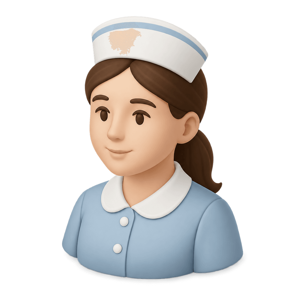 Female Nurse 3D icon