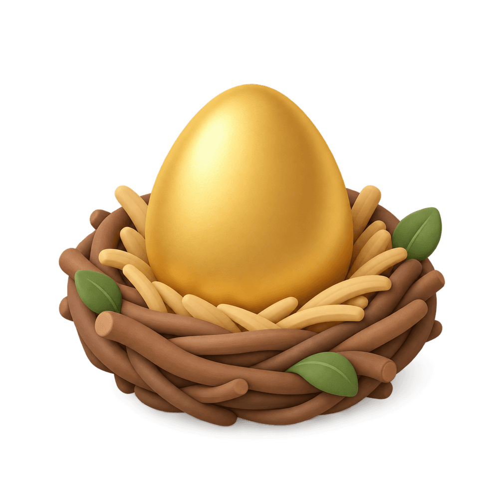 Golden Egg 3D icon