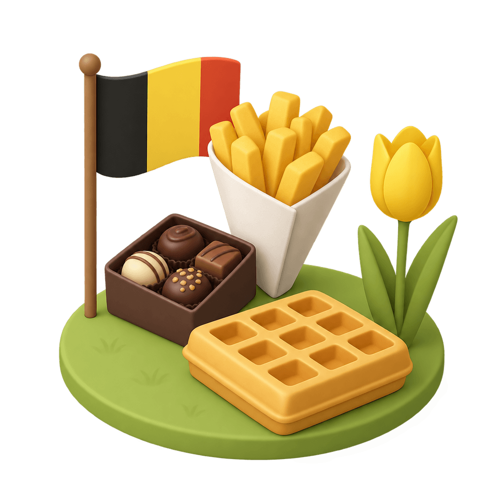 Belgium 3D icon