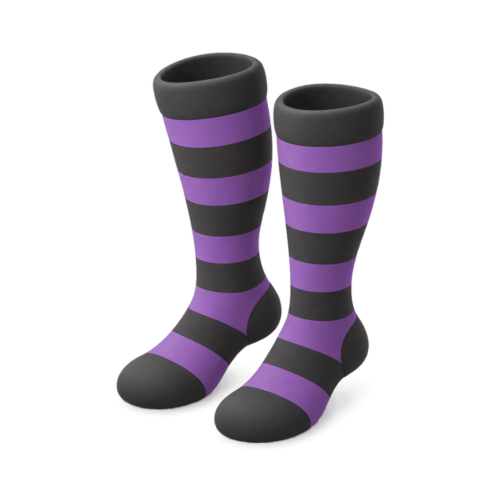 Striped Witch Stockings 3D icon