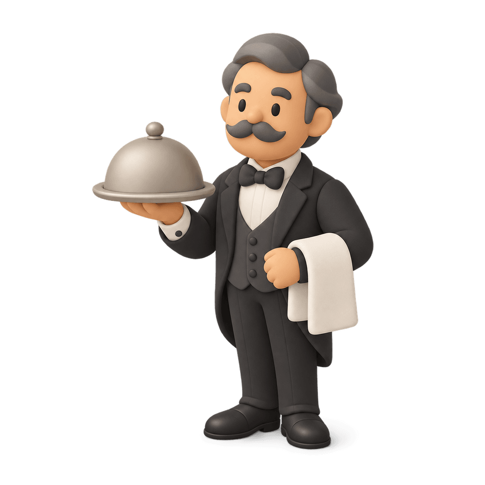 Butler 3D icon