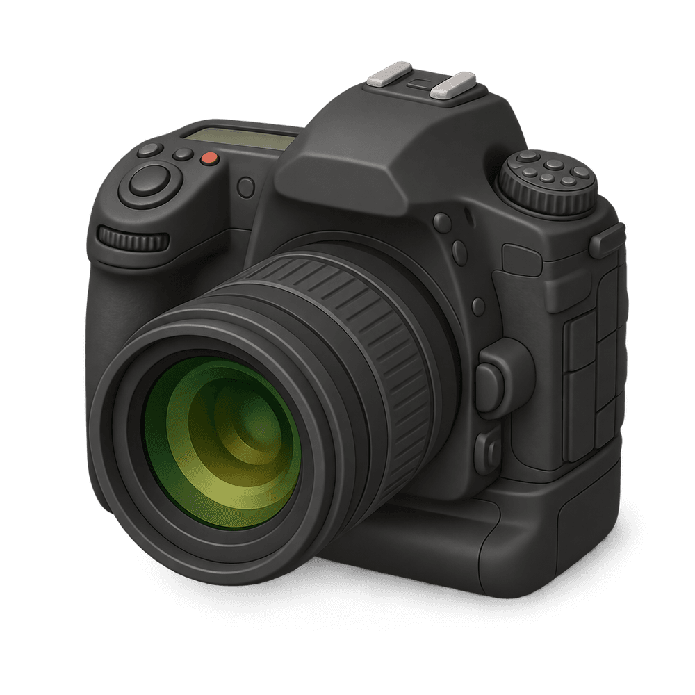 Full-Frame DSLR Camera 3D icon