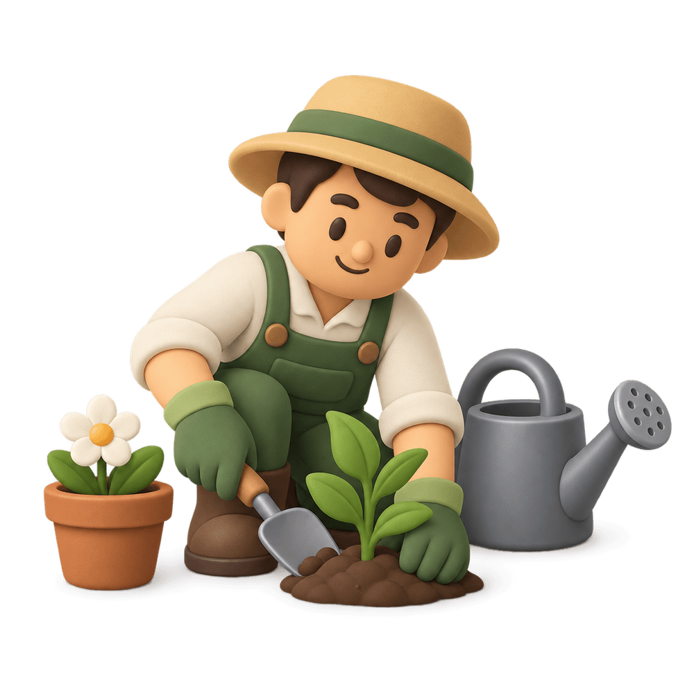 Gardener 3D icon