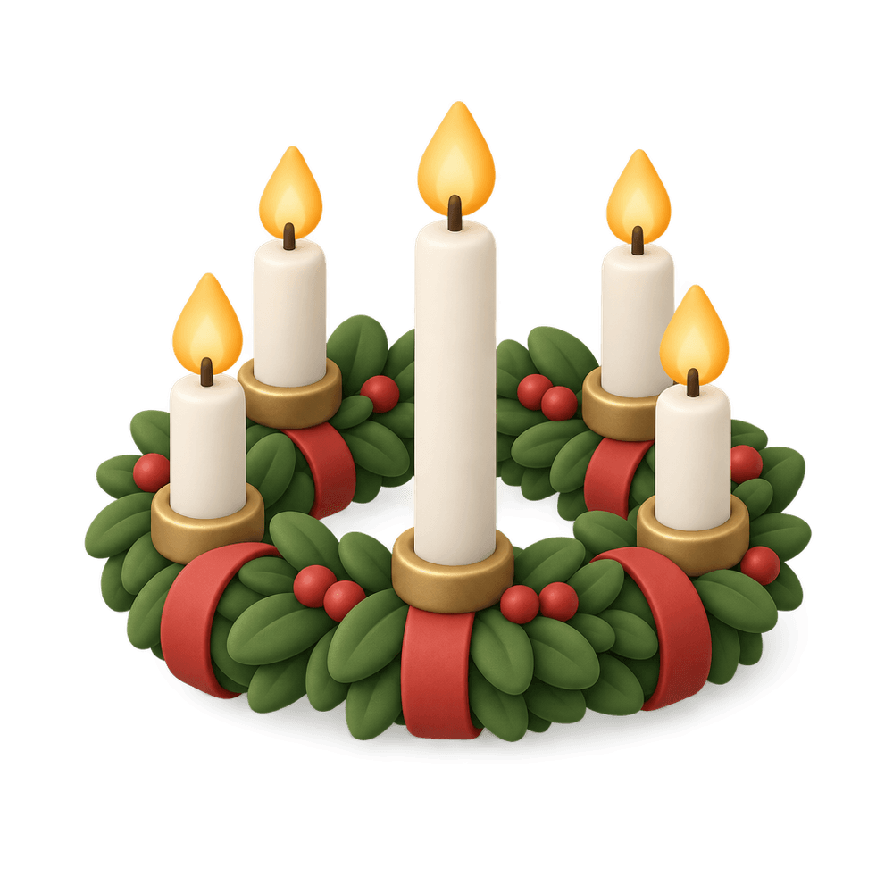 Saint Lucia Candle Crown 3D icon
