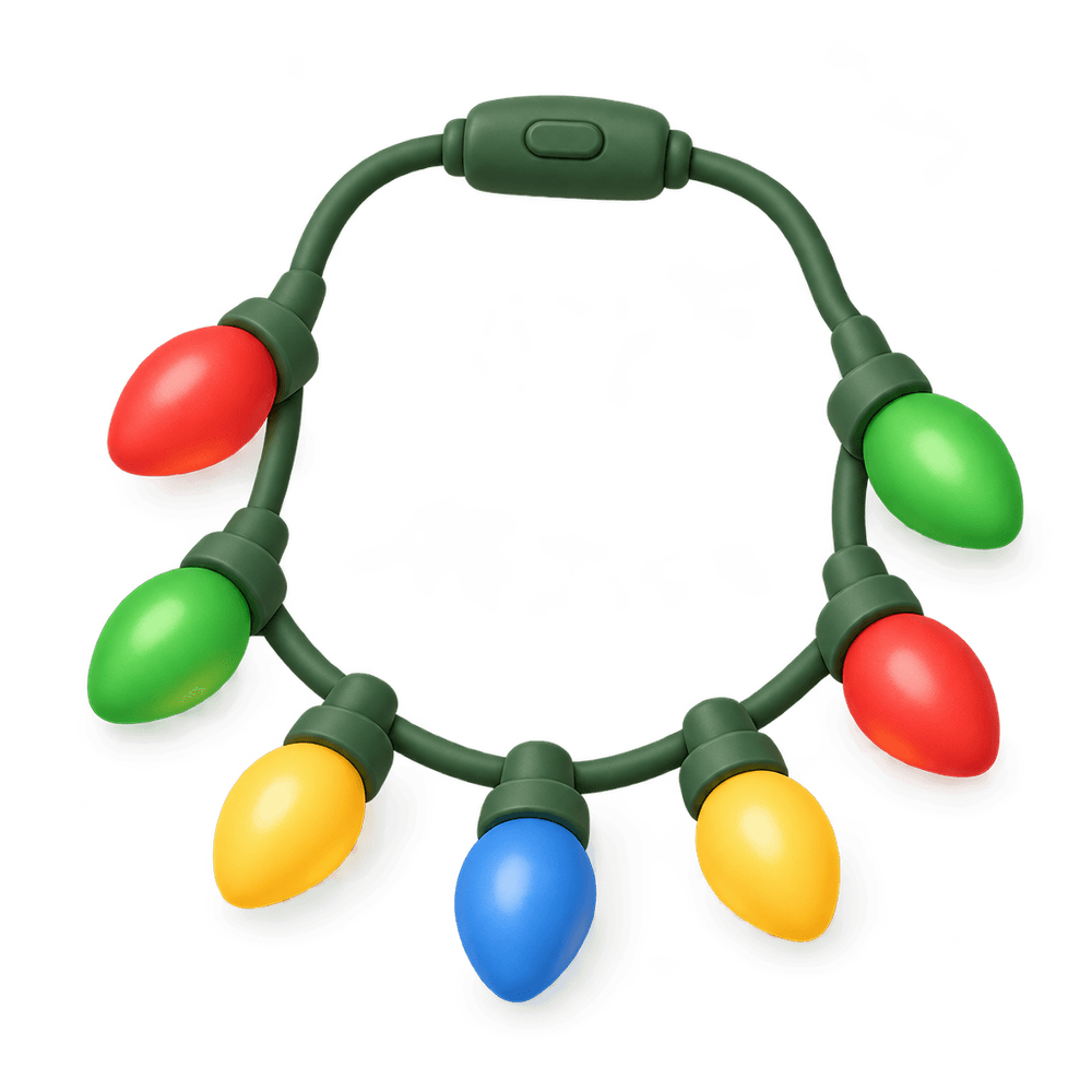 Christmas Light Necklace 3D icon