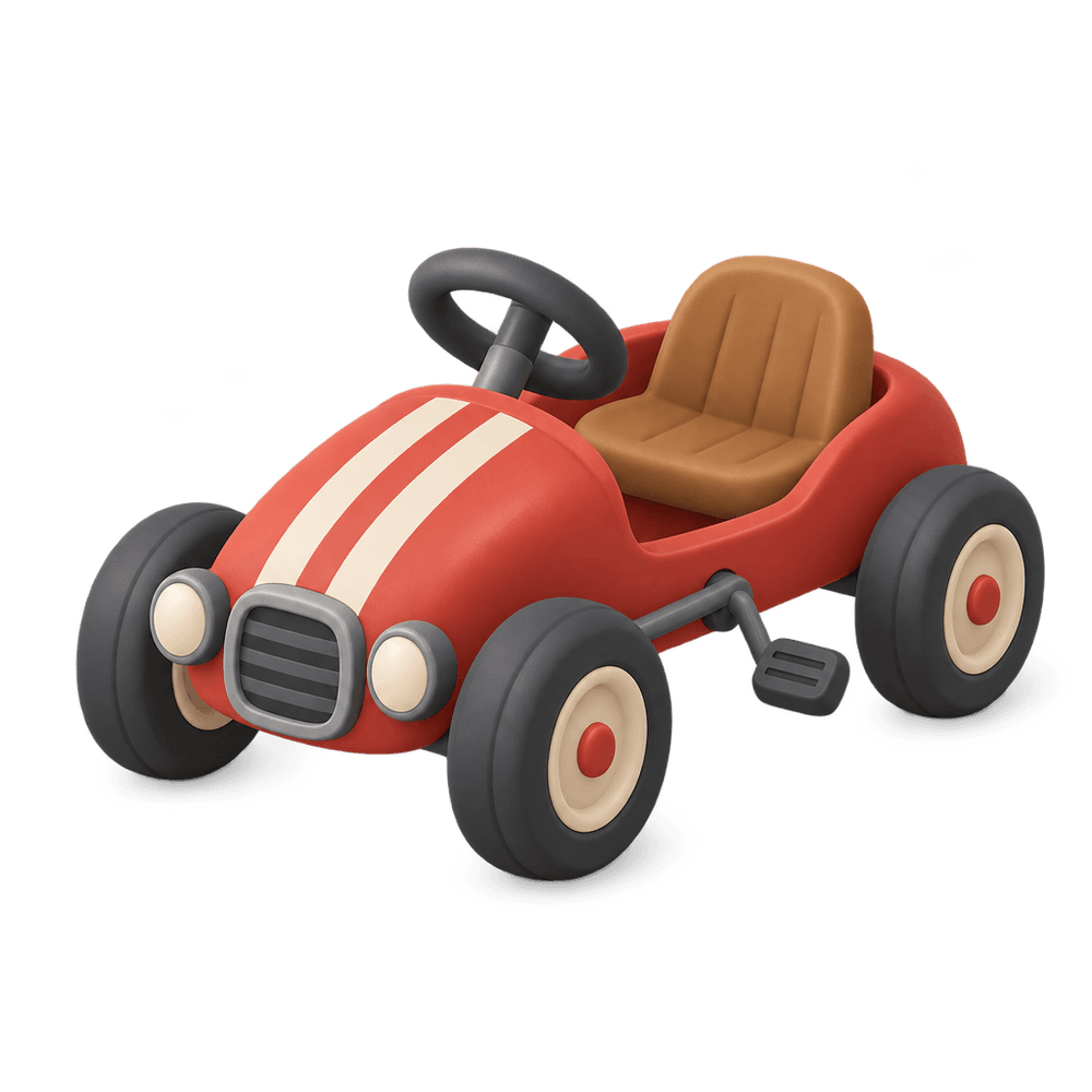Pedal Car 3D icon