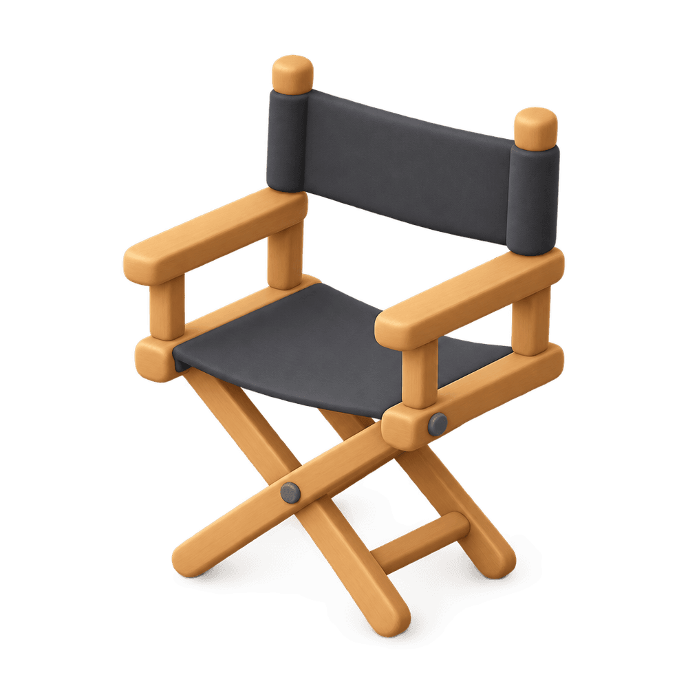 Director's Chair 3D icon