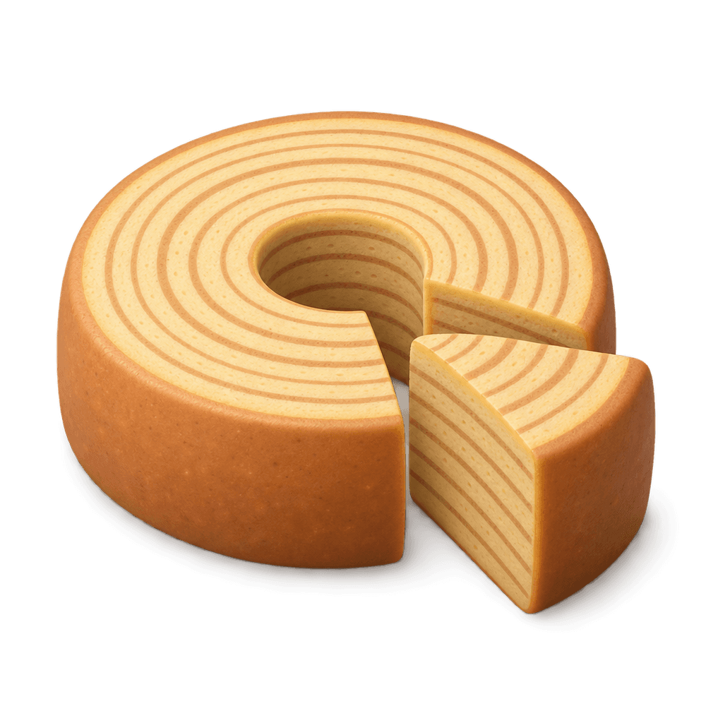 Baumkuchen 3D icon
