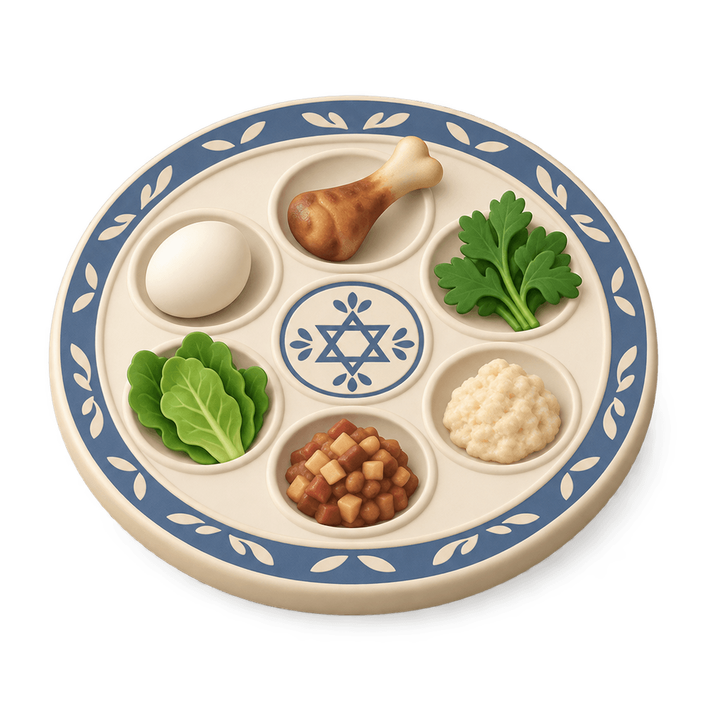 Seder Plate 3D icon