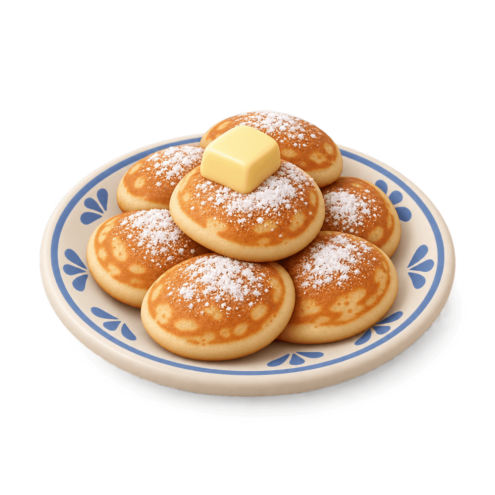 Poffertjes 3D icon