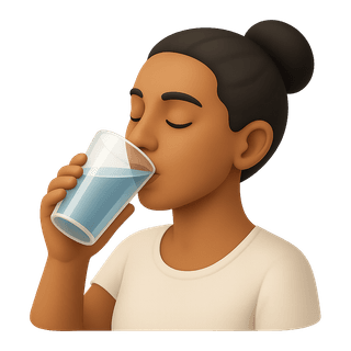 drinking water