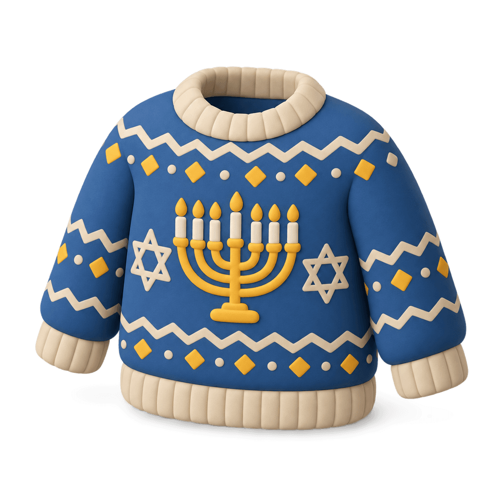 Hanukkah Sweater 3D icon