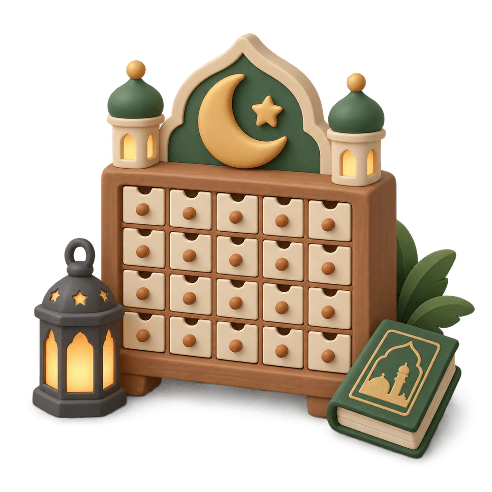Ramadan Countdown Calendar 3D icon