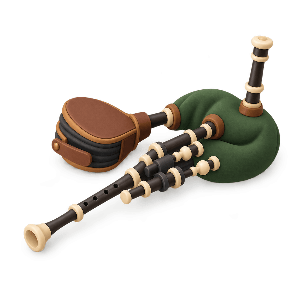 Uilleann Pipes 3D icon