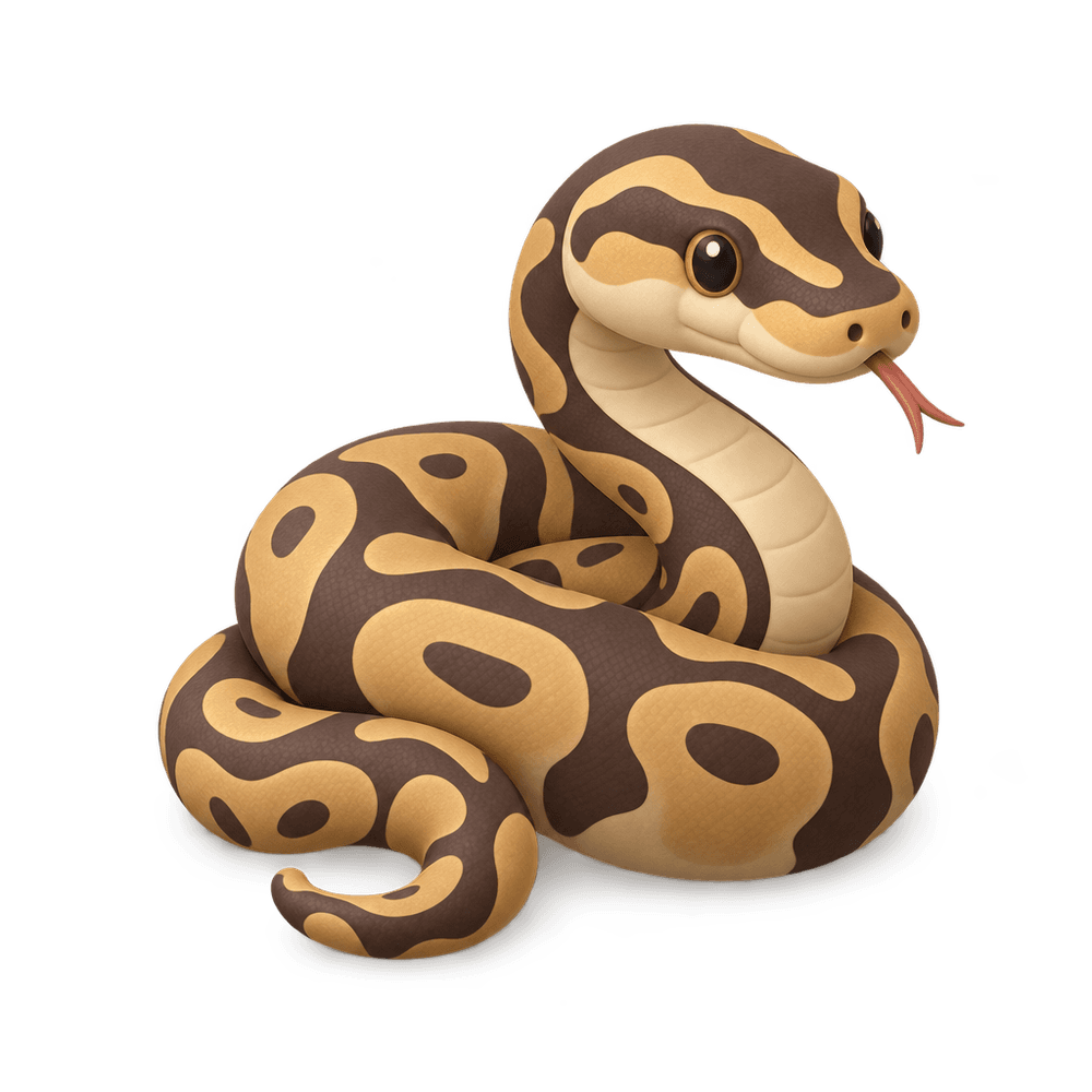 Ball Python 3D icon