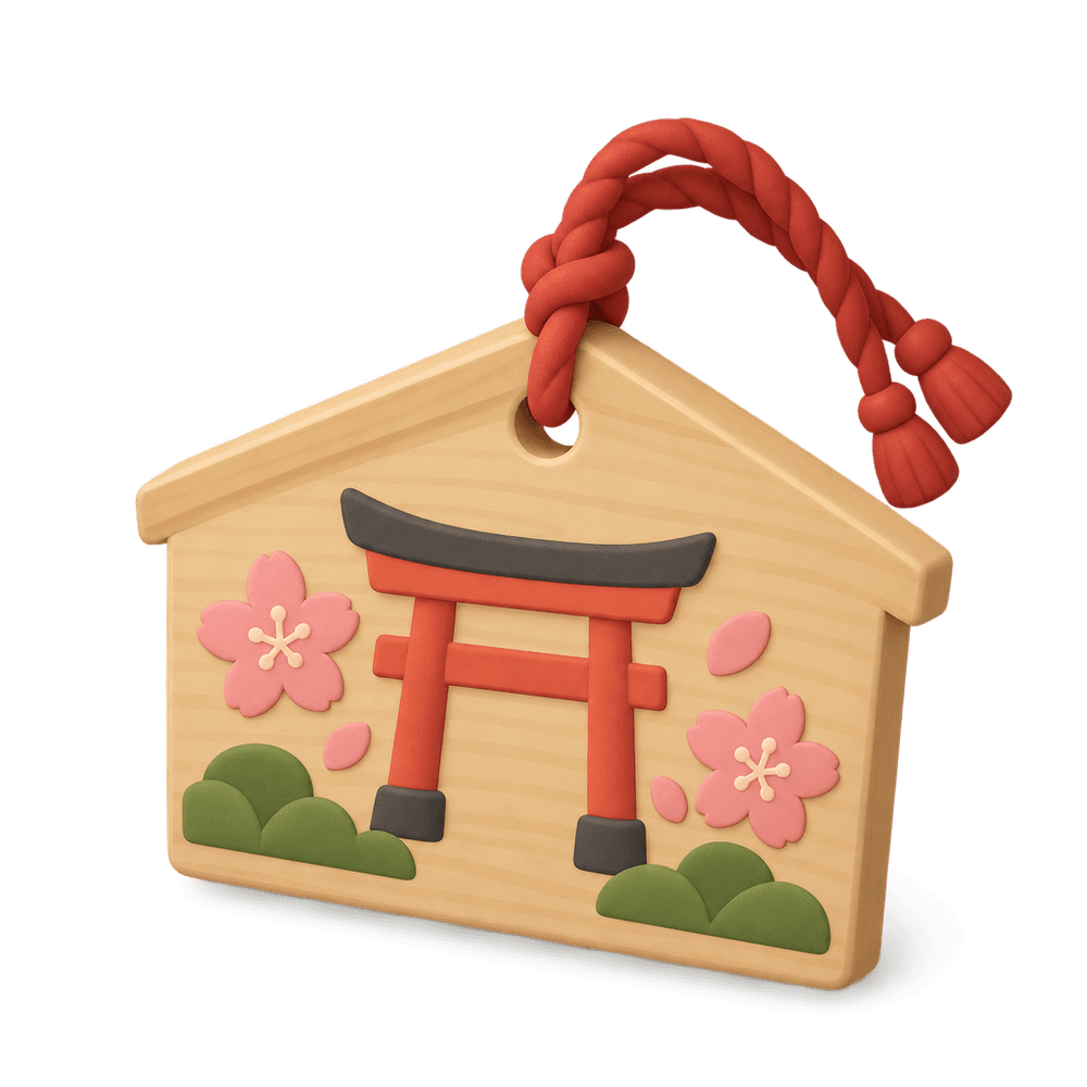 Ema Wooden Plaque 3D icon