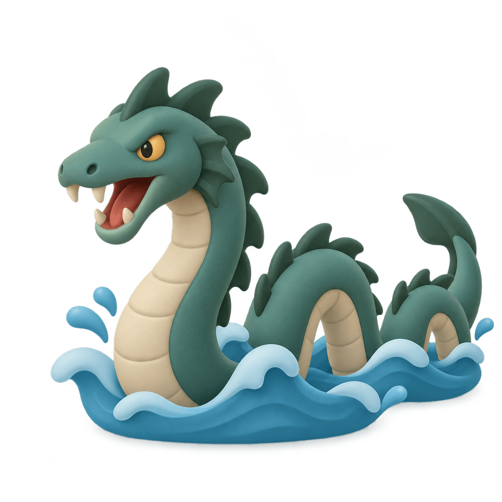 Sea Serpent 3D icon
