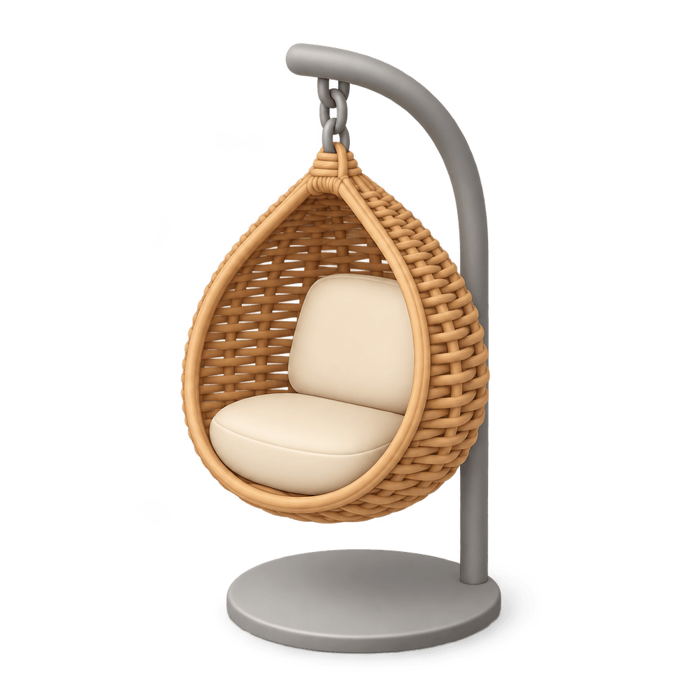Hanging Chair 3D icon