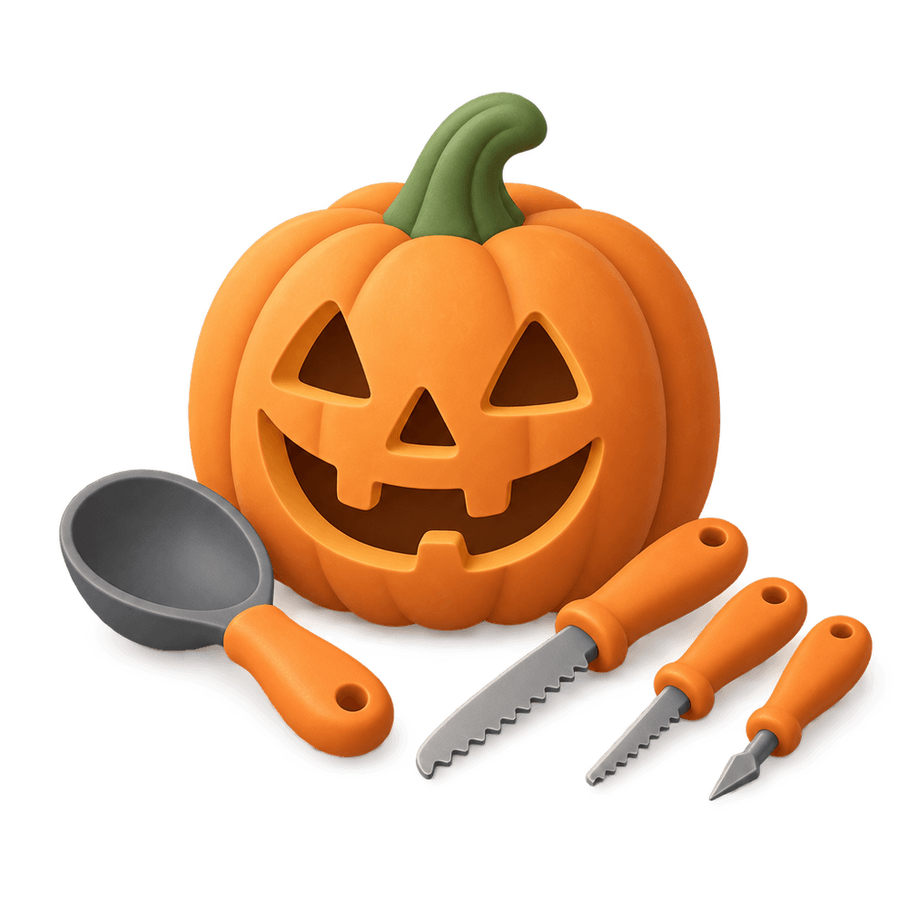 Pumpkin Carving Kit 3D icon