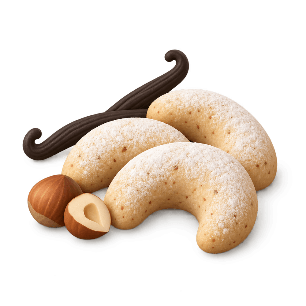 Vanillekipferl 3D icon