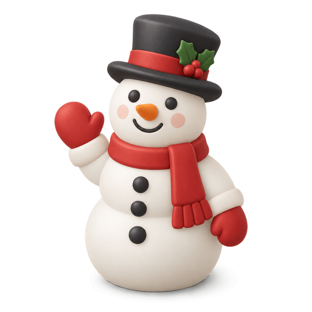 Blow Mold Snowman 3D icon