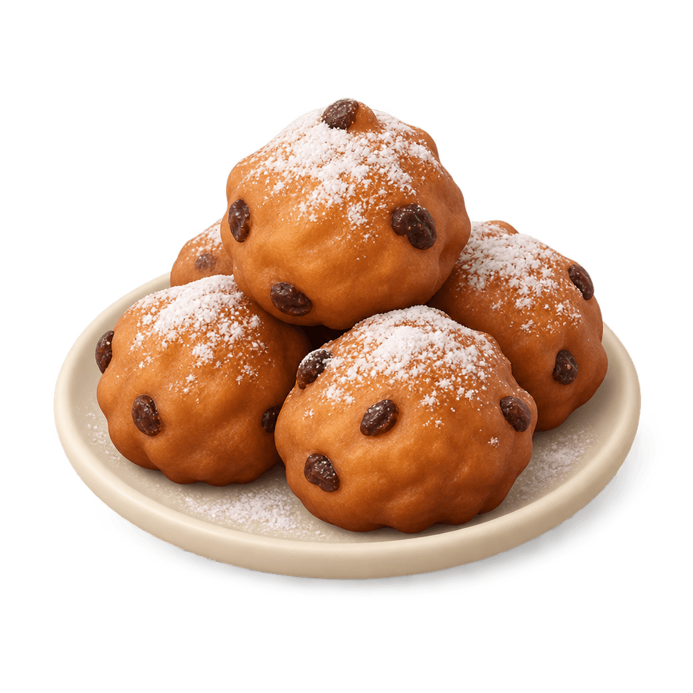 Oliebollen 3D icon