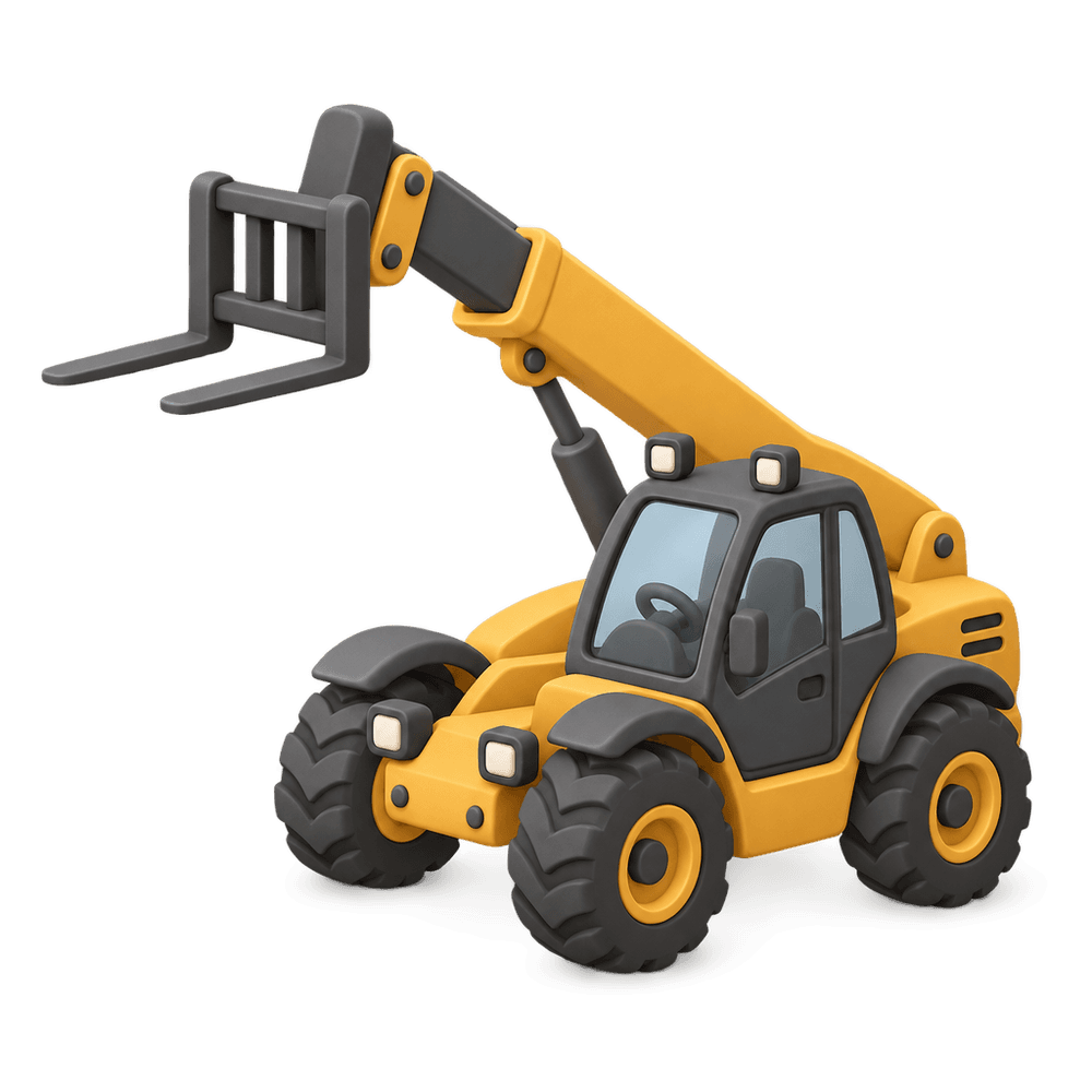 Telehandler 3D icon