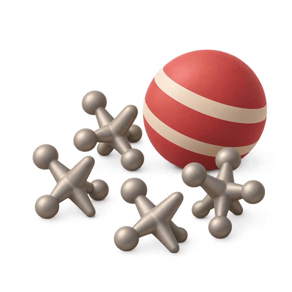Jacks and Ball 3D icon