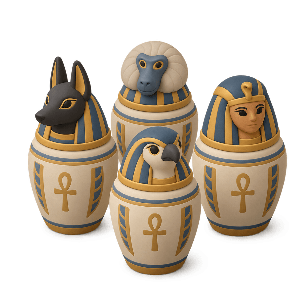 Canopic Jar 3D icon