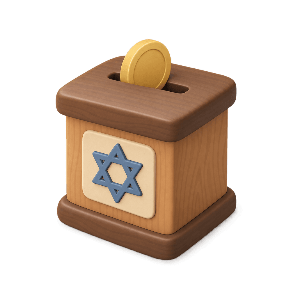 Tzedakah Box 3D icon